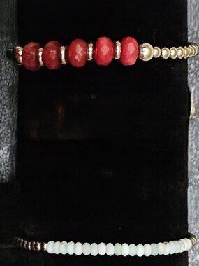 Rustic Cuff Beaded Bracelets